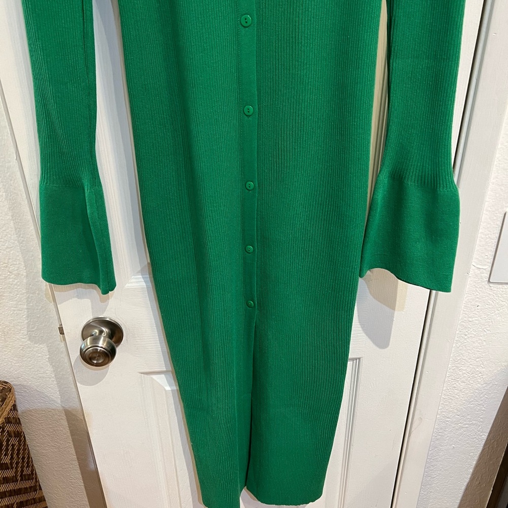 Zara Green Midi Dress